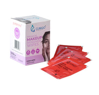 Cliniqo Premium Sterile Makeup Remover Wipes – Gentle, Alcohol-Free,Travel-Friendly, Removes Waterproof Makeup – 40 Large Wipes (20cm x 15cm)