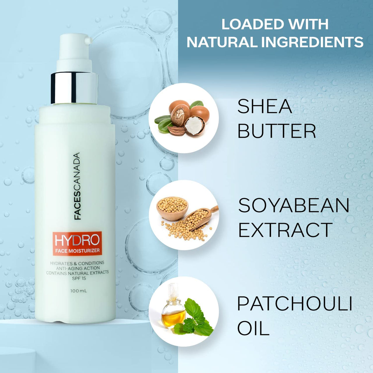 Faces Canada Hydro Face Moisturizer 100 ml (White)