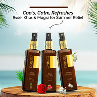 PYOURA Summer Heat Beating Khus Face & Body Mist 100 ml, Instantly Cooling & Refreshing, Prickly Heat Relief, 100% Natural, No Added Chemicals, Distinctive Natural Vertiver Perfume