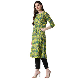 Vaamsi Women's  Cotton Regular Kurta