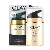 Olay Night Cream Total Effects 7 in 1, Anti-Ageing Moisturiser, 50g & Olay Day Cream Total Effects 7 in 1, Anti-Ageing Moisturiser, 50g