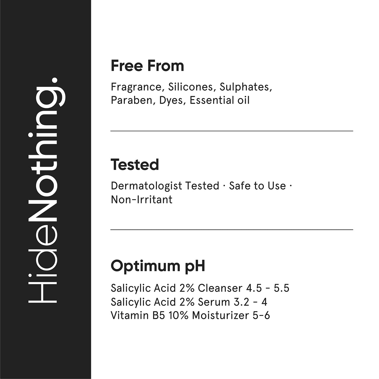 Minimalist Anti-Acne Kit, Skincare Routine Kit for Unisex, Salicylic Acid Face Wash, Vitamin B5 Moisturizer, and Salicylic Acid Serum Combo