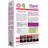 Vegetal Bio Colour Natural Dark Brown Hair Colour for Men, PPD-free, Semi-Permanent, Safe for Beard and Mustache 25g. (Pack of 2)