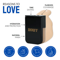 Nourr BB Cream in Universal Shade | All-in-One Coverage with Natural Radiant Finish | Sheer to Medium Buildable Coverage | Skin-Nourishing & Hydrating Formula | SPF15