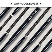 BELLAVITA Intense Drama Kajal, Black, Intense Pigment, Smudge-Proof, Long Lasting, Enriched with Vitamin E & Almond Oil, Glossy, 0.3 g