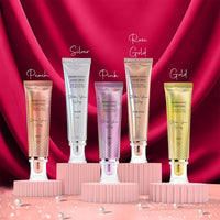 FACES CANADA Glow & Shine Strobe Cream Combo - Silver (30ml x 2) (Pack of 2) | Primer + Highlighter + Moisturizer | Shea Butter & Hyaluronic Acid | Intense Hydration | Flawless Radiant Dewy Skin | Illuminating & Glowing Makeup Base