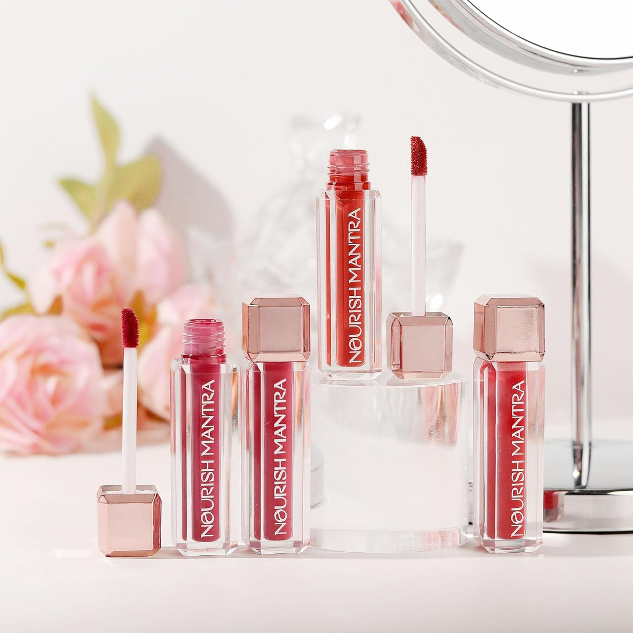 Nourish Mantra’s Natkhat Berry Lipstick (3.5ml)/ Creamy Matte Liquid Lipstick with SPF/Water Proof/Smudge Proof/Transfer Proof/Long Lasting/Suits All Skin Tones