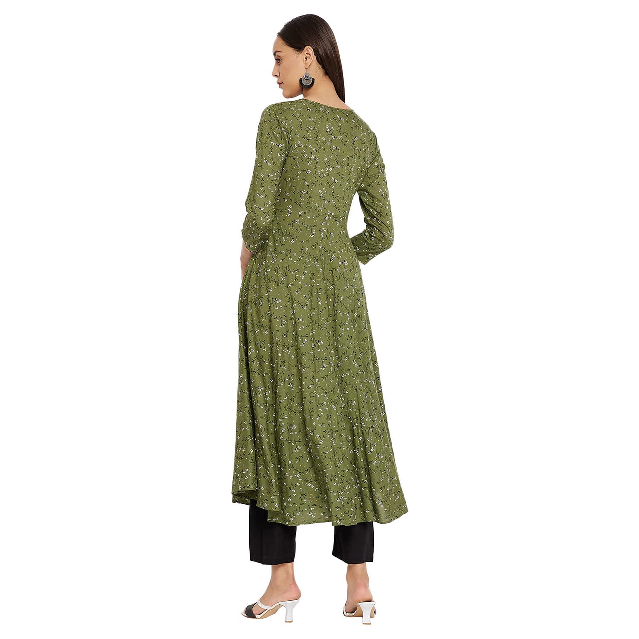 Tissu Women's  Floral Printed Kurta
