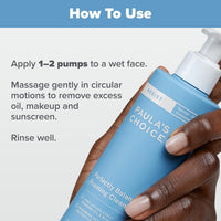 PAULA'S CHOICE RESIST Perfectly Balanced Foaming Cleanser, Hyaluronic Acid & Aloe, Anti-Aging Face Wash, Large Pores & Oily Skin, 30 ml (Travel Size) (27837)