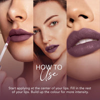 Carlton London Liquid Matte Chuffed Kiss Mocha Me Lipsticks |Enriched with Vitamin E, Avocado Oil | Matte Finish, Non-Sticky and Non-Drying | Upto 12 Hrs- 3ML (Brunette)