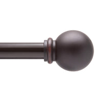 Kenney KN71707 Chelsea Ball End Standard Decorative Window Curtain Rod, 48-86