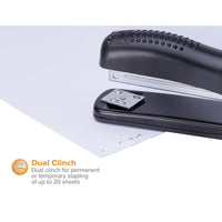 Bostitch Office 02257 Ergonomic 20 Sheet Desktop Stapler 1 Pack