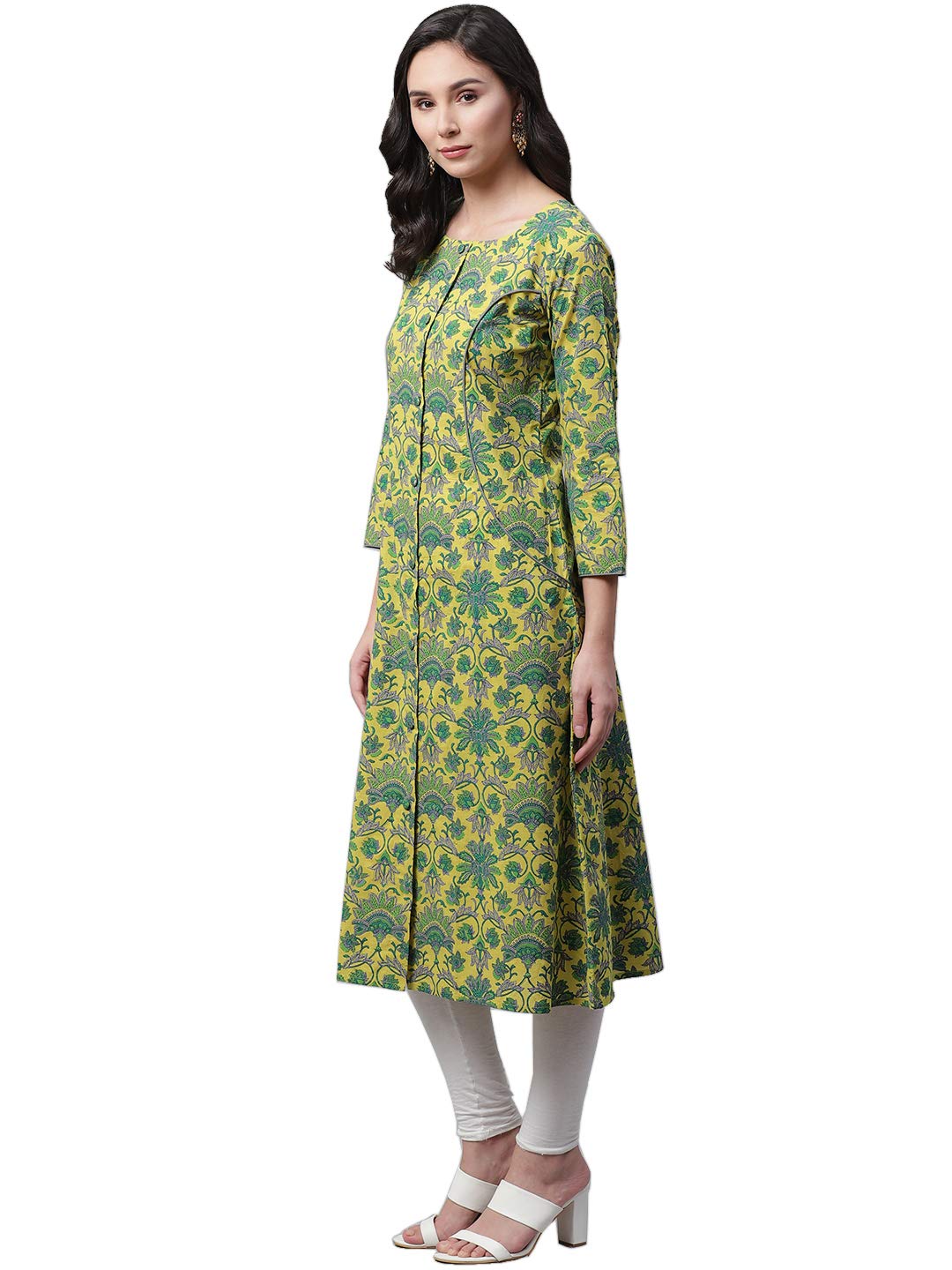 Vaamsi Women's  Cotton Regular Kurta