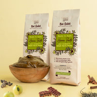 Nat Habit Fresh Ready-To-Apply Henna Paste & Five Oil Hibiscus Hair NutriMask - The Ideal Combo For Deep Conditioning Hair With Rich Dark Brown Color (Combo Pack of 4)