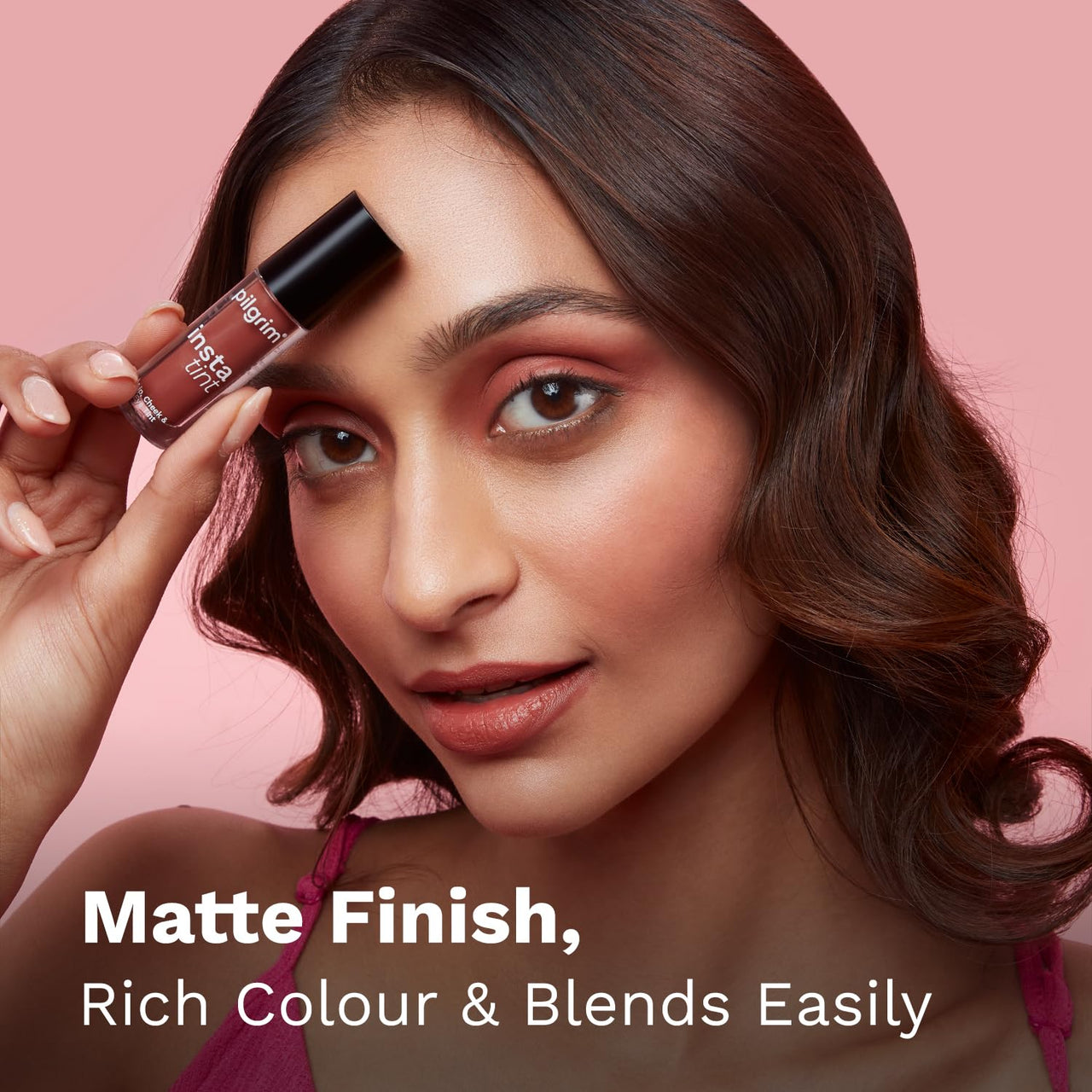 Pilgrim 3 In 1 Lip, Cheek And Eye Tint Cream With Goodness Of Spanish Squalane, Almond Oil, Avocado Oil And Macadamia Nut Oil | Long Lasting Nourisht | Blends Easily 2.5Gm (The Brown Trend -03)