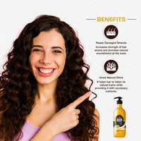 Park Avenue Beer shampoo For Damaged hair (650ml) | Paraben Free | For Damage Fee Hair| Crafted with Natural Beer