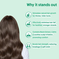 Aravi Organic Rosemary & Biotin Hair Growth Serum - For Hair Growth, Strengthens Hair, and Nourishes Scalp - 30 ml