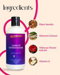 SugarBoo Curls Leave-In Conditioner for Curly & Wavy Hair | Hydrating & Frizz Control | Sulfate & paraben-Free | Vegan & Curly Friendly | 300ml