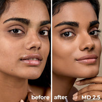 RUBY's ORGANICS Liquid Foundation for Face Makeup-Waterproof, Full Coverage Blendable, Long Lasting, Matte Finish and Poreless, Normal to Oily Skin, Vegan, Paraben and Silicon-Free, Shade Md2.5,30 Ml