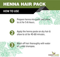 The Forest Herbs Natural Care From Nature Henna Powder (200 Grams) Enriched With Precious Herbals For Hair Growth, Colour & Conditioning
