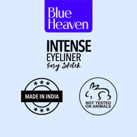 Blue Heaven Intense Eyeliner Pencil Easy Sketch, Black, 1Ml Matte Finish (Pack Of 2)