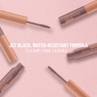Seven Seas Push Up Lashes Mascara 10 g (Black) - For Women - Long Lasting WaterProof, Instant Volume & Glossy Looks.