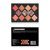 PAC Take Cover Blusher X11 | Long Lasting, Matte HD Finish Face Palette | 11 Lightweight Natural Shades with Highlighter, Shimmer Blush & Bronzer | Highly Pigmented & Blendable for All Skin Type - 6g