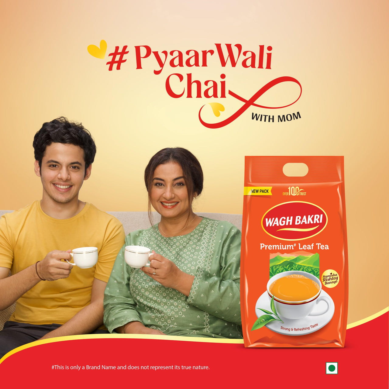 Wagh Bakri Premium Leaf Tea Pack, 1Kg, Assam