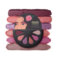 FACESCANADA 6 in 1 Eyeshadow Palette - Hopeless Romantic 01, 6g | Olive Butter & Macadamia Oil | Vibrant Colors | Highly Pigmented | Easily Blendable | Silky Satin Texture | No Crease | Cruelty-Free