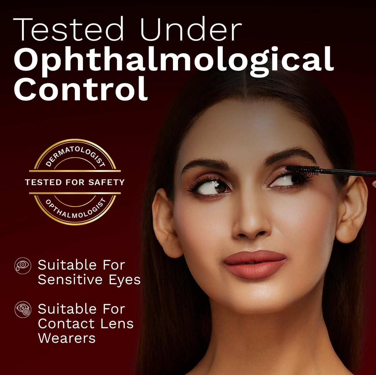 Pilgrim Mega Volume Waterproof Mascara High-definition Volume Smudge-proof Black Passion-02 | 5ml