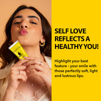 Namyaa Haldi Chandan Intimate Hygiene Wash & Hair Removing Cream & Natural Lip Serum/Balm/Lightener/Moisturizer For Lip Lightening/Brightening/Toning/Moisturizing, 30 g