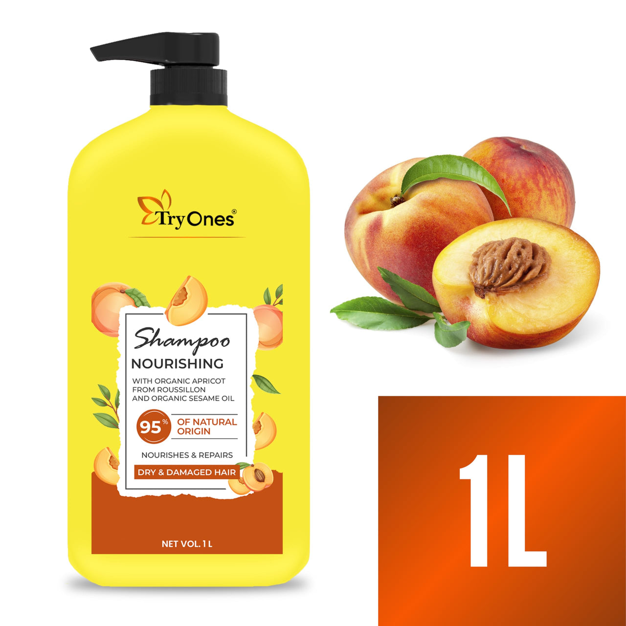 TryOnes nourishing shampoo Extraordinary Oil Nourishing Shampoo For Dry & Dull Nourishing Moisturizing 1000 ml