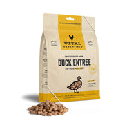 Vital Essentials Freeze Dried Raw Cat Food, Duck Mini Nibs Entree, 8 oz