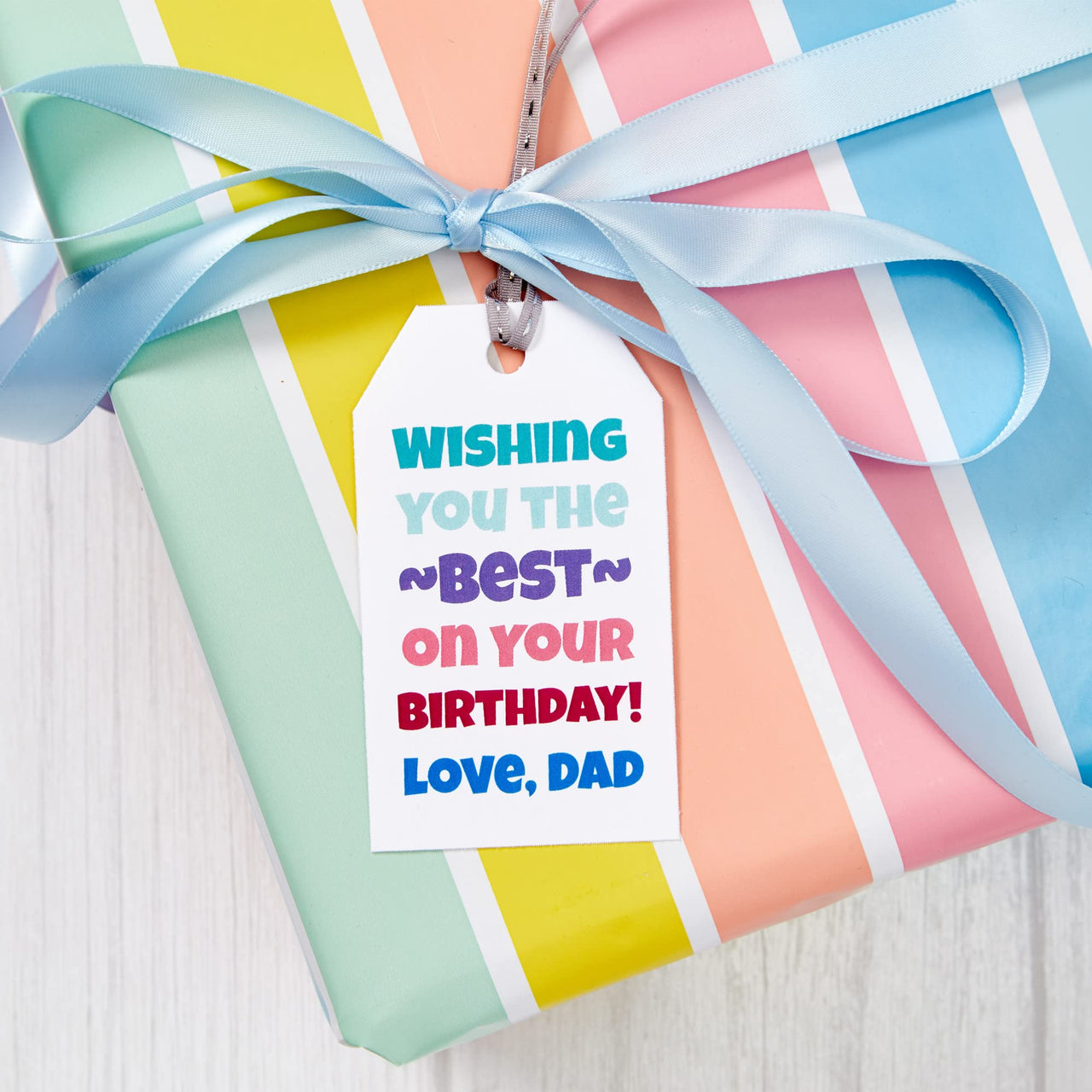 Avery Printable Blank Gift Tags with Sure Feed, 2" x 3.5", White, 96 Customizable Tags with Strings (22802) 2" x 3-1/2" Pack of 96 Label