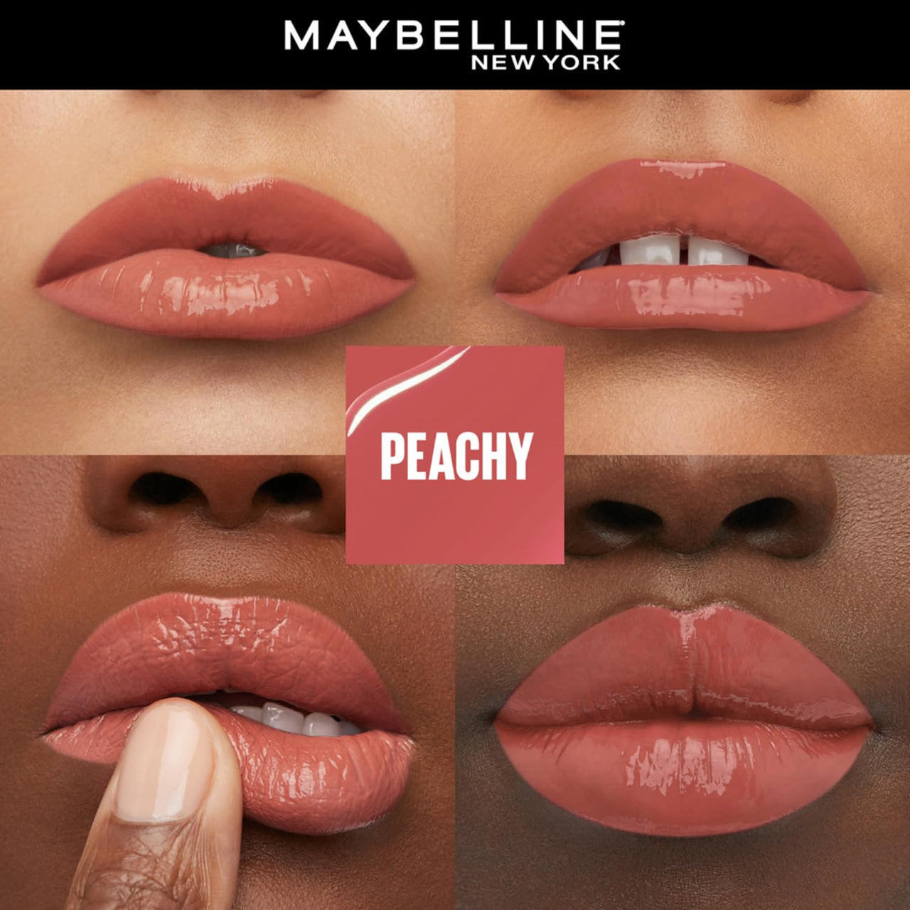 Maybelline New York SuperStay Vinyl Ink Liquid Lipstick - Peachy, Instant Shine & Transfer Proof. SuperStay Vinyl Ink Liquid Lipstick Last Up To 16Hr, Enriched With Vitamin E & Aloe | 4.2ml