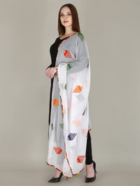 DIAMO Embroidered Chiffon Women's  Dupatta