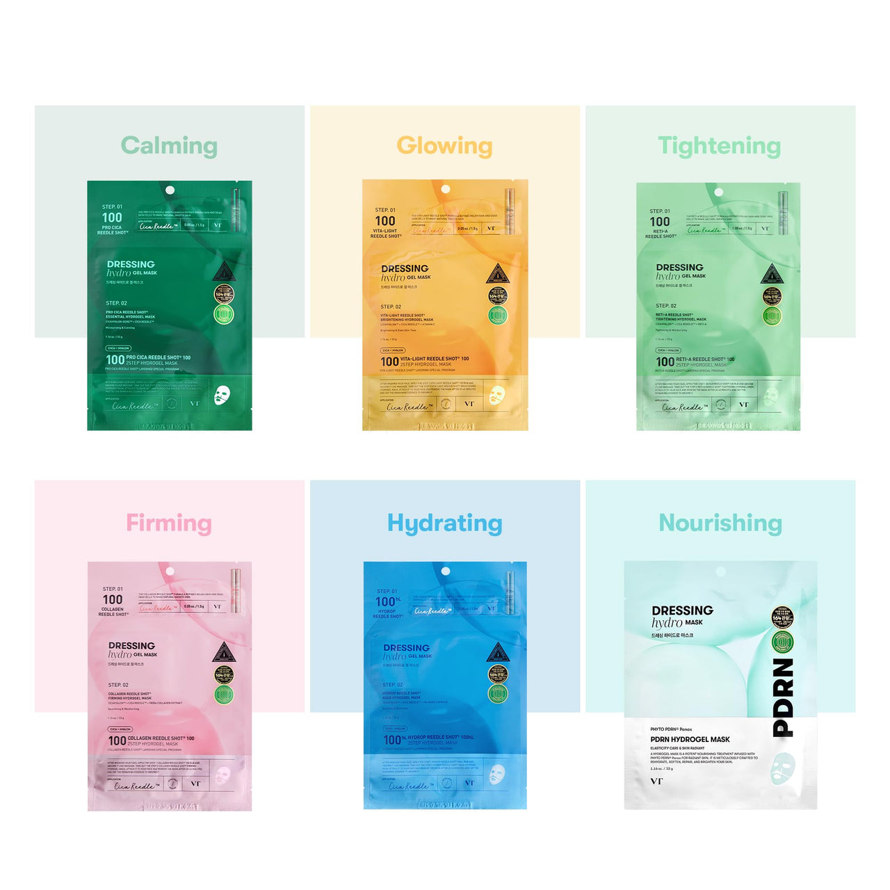 VT COSMETICS PDRN Hydrogel Mask, Plant-based PDRN
