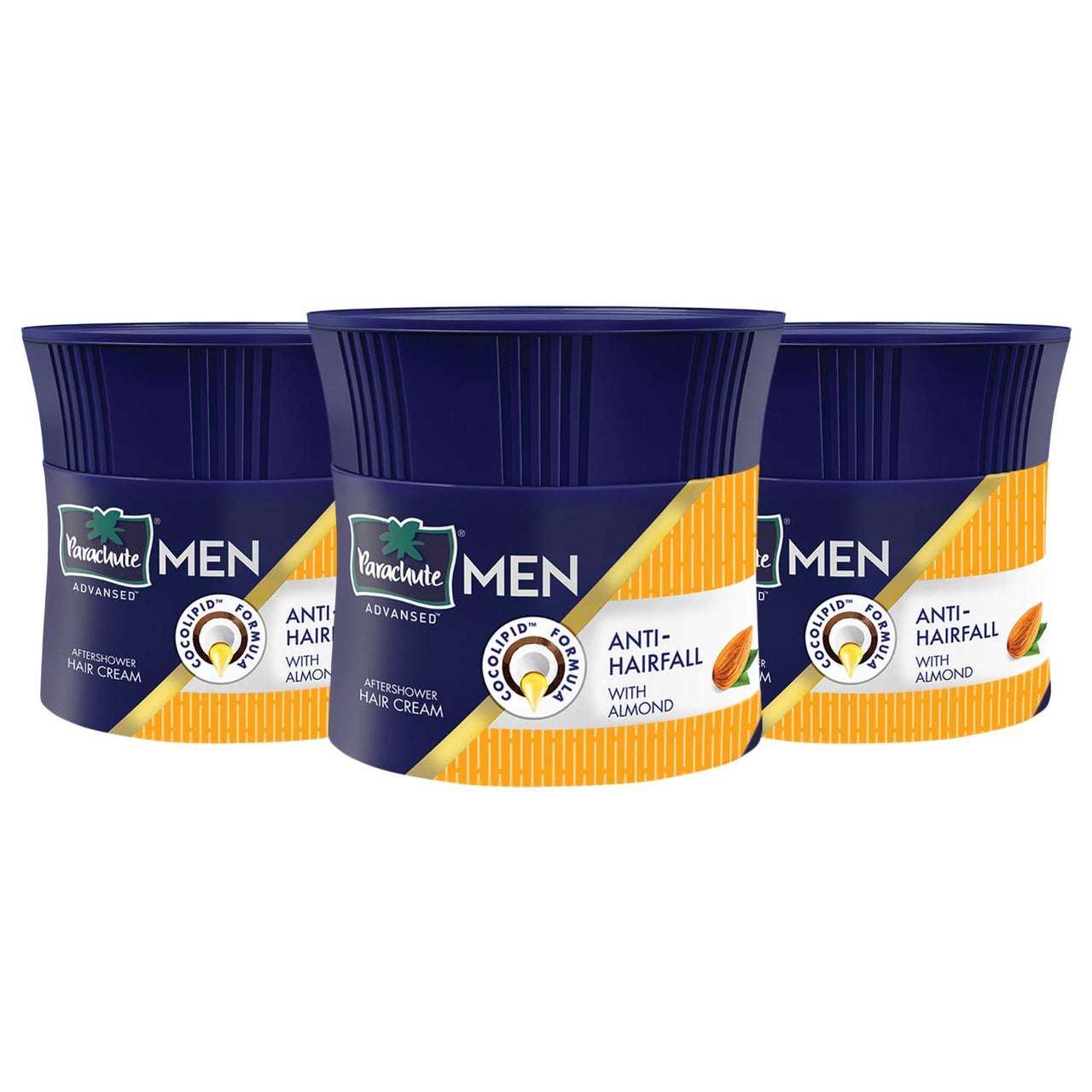 Parachute Advansed Almond Hair Cream, 100Ml |Anti Hairfall | Dry Hair Cream After Shower |Non Sticky Oil Replacement Hair Cream & PDeep Nourish Body Lotion For Women & Men, Dry Skin, 250Ml, 4 count