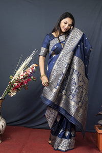 SGF11- Women's  Kanjivaram Pure Soft Silk Handloom Saree Pure Golden Zari With Blouse Piece