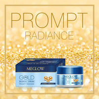 Meglow Skin Care Combo Pack of 3-Gold Bleach cream (50g)|Face Cream For Women (50g) with Aloevera Extracts & Vitamin E|Instant Glow Face Wash (70g)+Skin Brightening and Luminizing for Radiant Skin