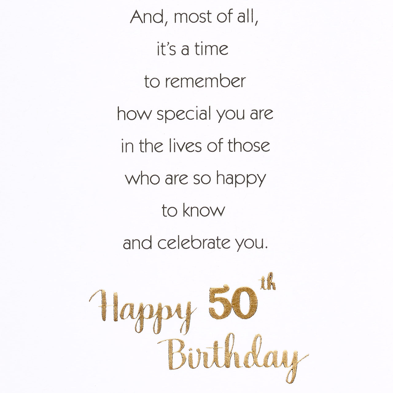 American Greetings 50th Birthday Card (Wonderful Life You're Living) Wonderful Life You're Living