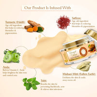 Oriental Botanics Rivayat Ubtan Face Cream, 50 g | Infused with Traditional Ubtan Ingredients for Naturally Glowing & Nourished Skin | No Parabens & Sulphates | Cruelty Free & Vegan