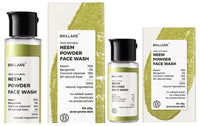 Brillare Neem Face Wash | for Acne & Pimples | with Bergamot for Clear Skin| 30g & Brillare Neem Face Wash | for Acne & Pimples | with Bergamot for Clear Skin| 15g Combo