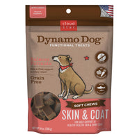 Cloud Star Dynamo Dog Skin & Coat Treats – Chewy Treat with Fish Oil for Shiny Coat (14 oz. Salmon) 14 Ounce (Pack of 1)