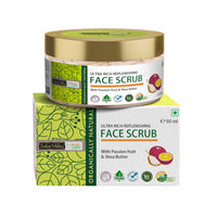 INDUS VALLEY Ultra Rich Replenishing Shea Butter Fruit Face Scrub - (50ml)