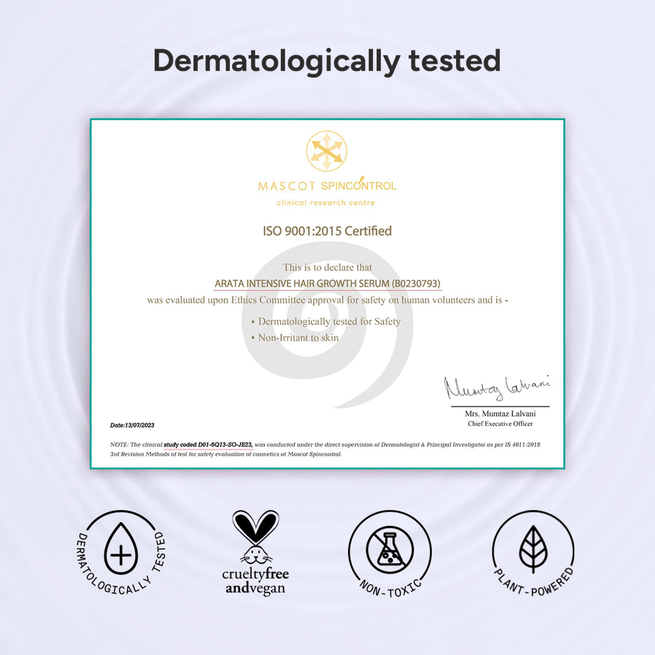 Arata Grow Strong Combo | Intensive Hair Growth Serum & Super Shampoo | Boost Hair Growth | Reduce Hair Loss | Smooth & Shiny Hair | 3% Redensyl, Biotin, Protein, Vitamins | 150ml + 30ml