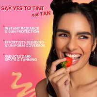 Dot & Key Strawberry Dew Tinted Sunscreen SPF 50+ Pa++++ - 03 Sand | Protection Against UA/UB | Broad Spectrum, Water & Sweat resistant | For All Skin Types | 50ml