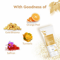 Glamveda Activated Charcoal & Pure Glow Gold Peel Off Mask | Paraben Free | 200 gm (charcoal & Gold)