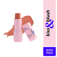 Blue Heaven Kiss & Blush, Lip, Cheek & Eyes Tint, Muted Peach, 8.5gm