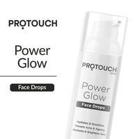 PROTOUCH Power Glow Face Drops | Brightening Serum with Korean & Indian Herbs | Lightens Dark Spots, Acne, and Wrinkles | For Clear, Glowing Skin - All Skin Types (Pack of 2)